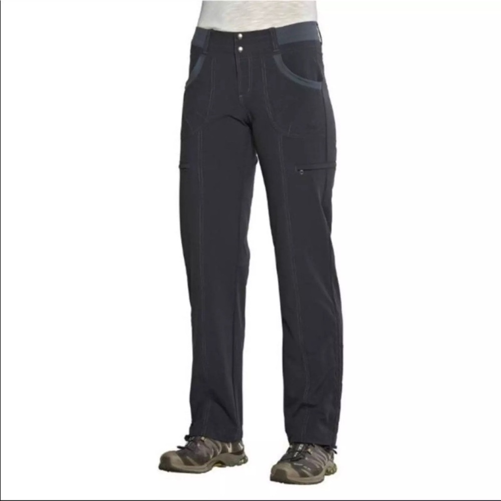 Kuhl Pants Women 2 Durango Cargo Gray Outdoor Hiking Cinch Ankle B11